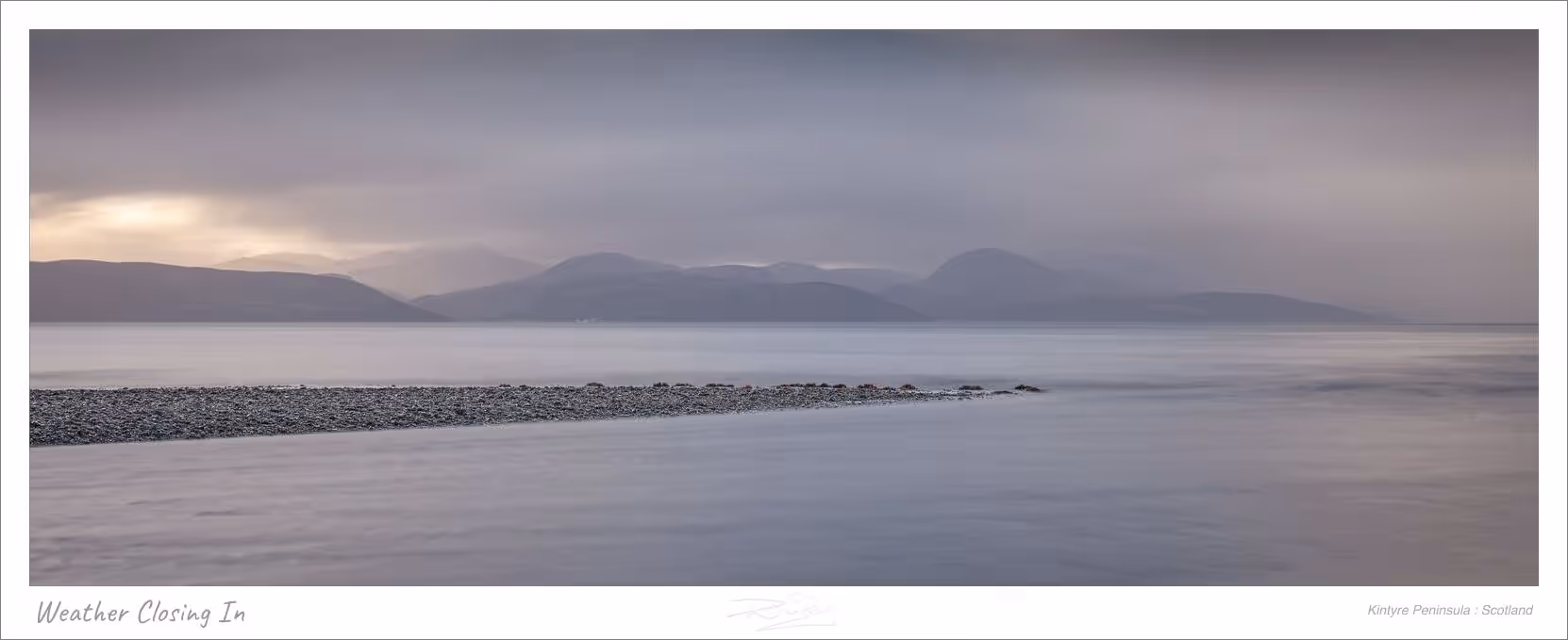 Weather Closing In — Kintyre Peninsula : Scotland