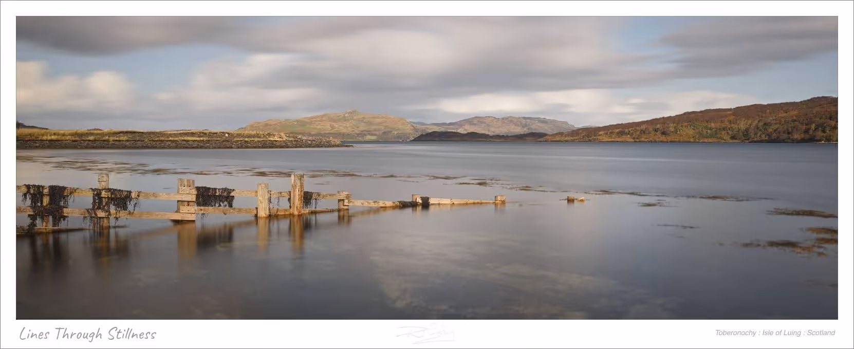 Lines Through Stillness — Toberonochy : Isle of Luing : Scotland