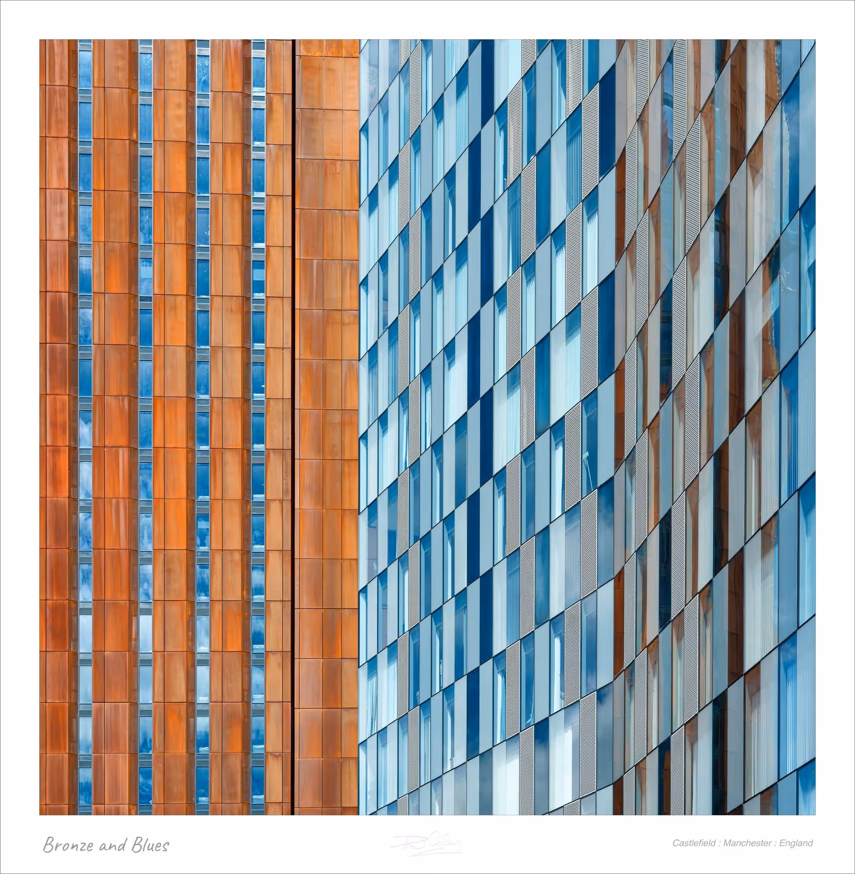 Bronze and Blues — Castlefield : Manchester : England
