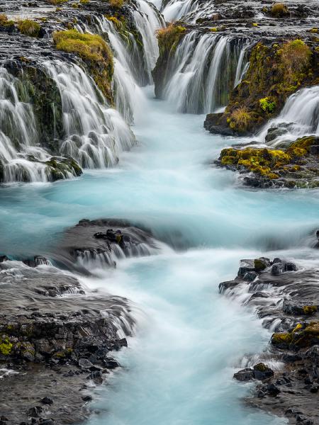 Blue Waters of Brúarfoss